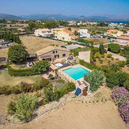 Villa Barcares Petit, Piscina, Jardines Junto A Playa En Alcudia Exterior photo