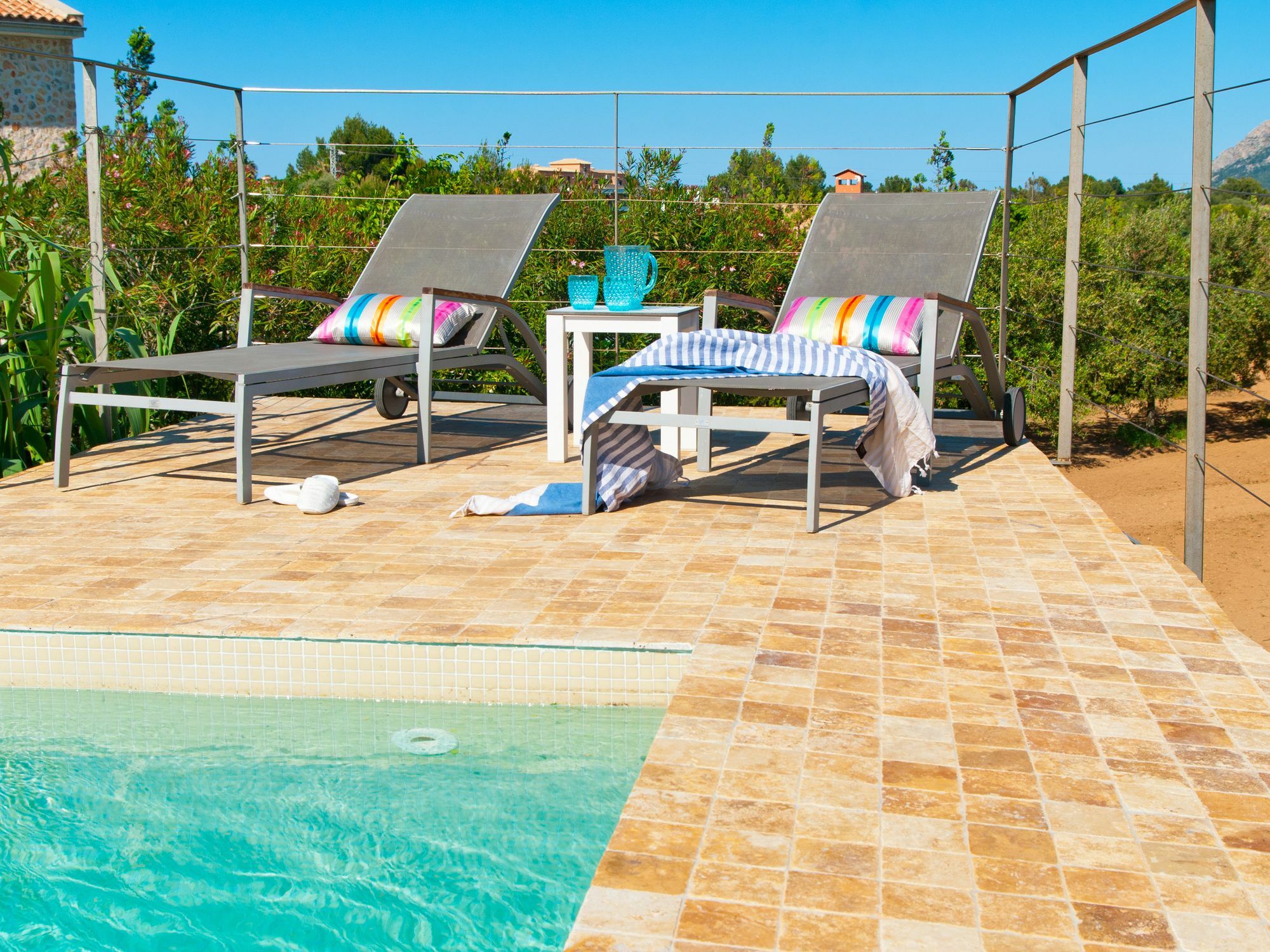 Villa Barcares Petit, Piscina, Jardines Junto A Playa En Alcudia Exterior photo