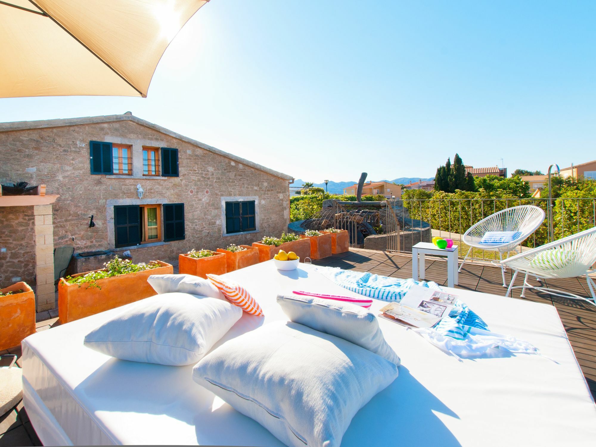Villa Barcares Petit, Piscina, Jardines Junto A Playa En Alcudia Exterior photo
